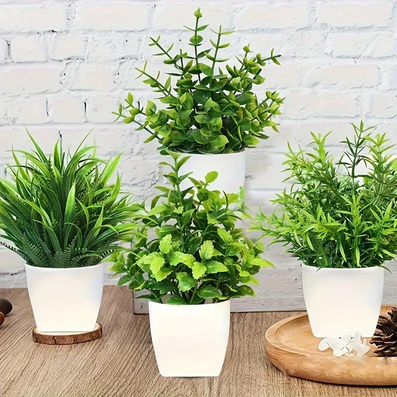 Interior Design Office - ขายส่ง OEM/ODM ประดิษฐ์ Mini Potted พืชปลอมพ่น