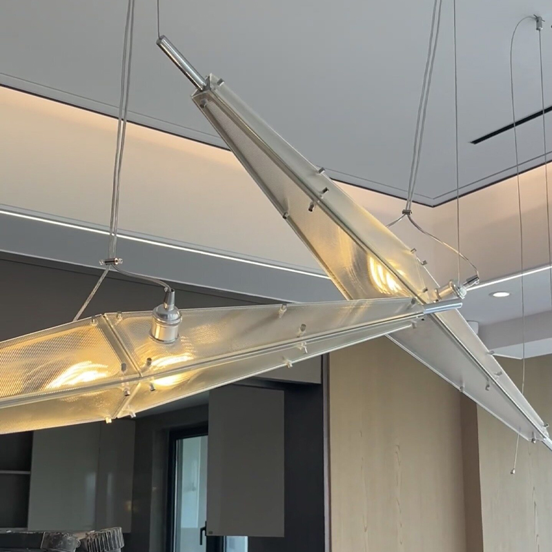 โคมไฟระย้าแก้ว LED ดีไซน์เรียบ - Interior Design Gold บทวิจารณ์และราคา