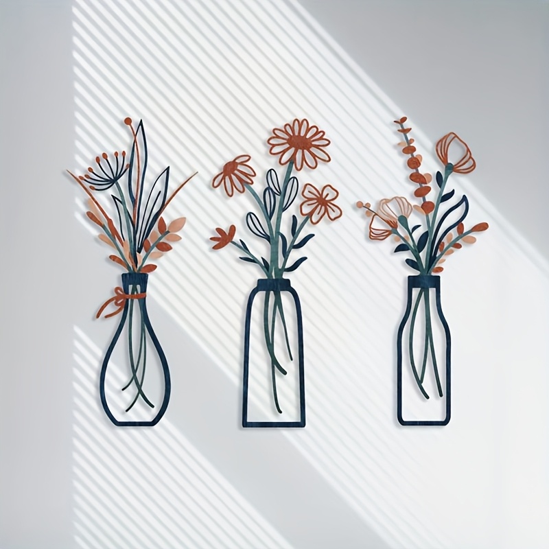 ประติมากรรมติดผนังลายดอกไม้ขนา - Interior Design Modern บทวิจารณ์และราคา