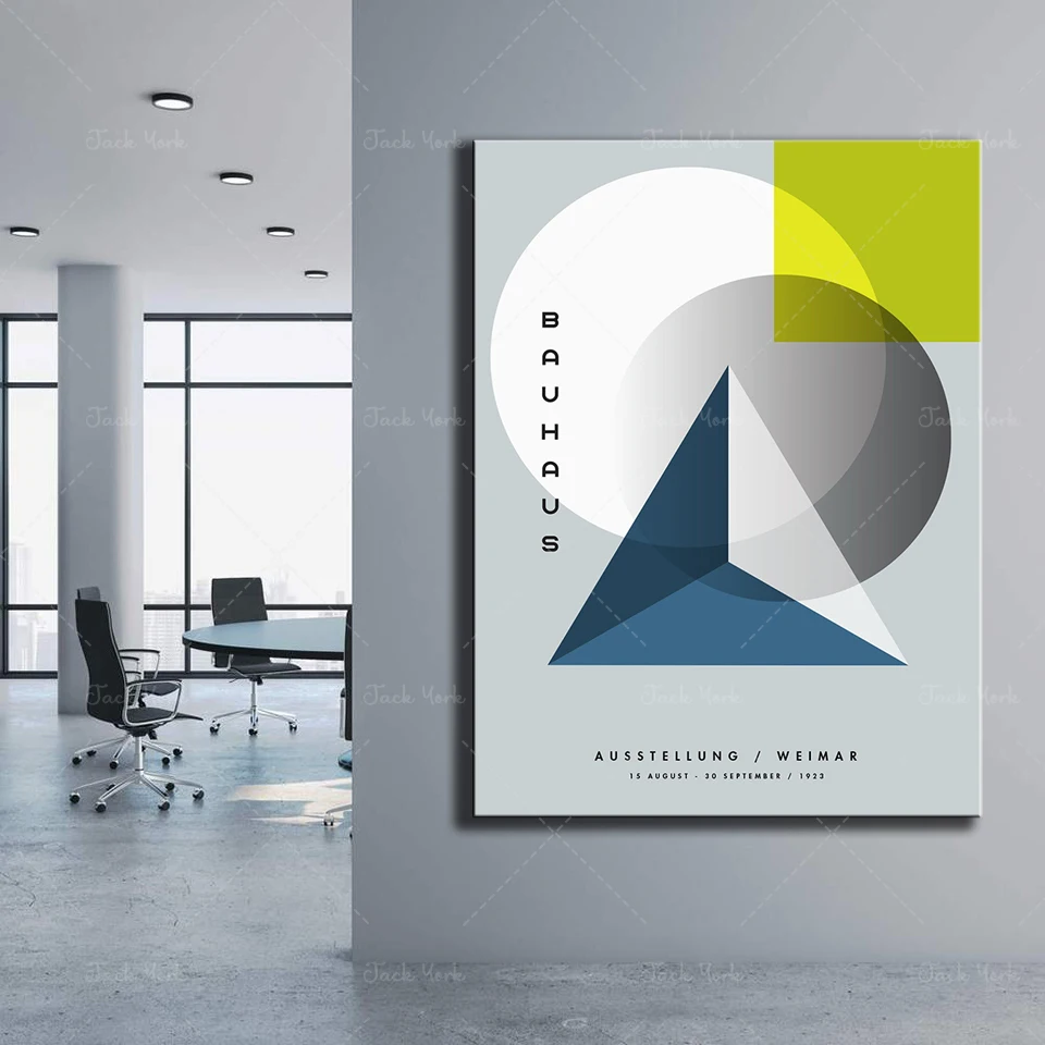 Bauhaus Weimar นิทรรศการโปสเตอ - Interior Design Exhibition บทวิจารณ์และราคา