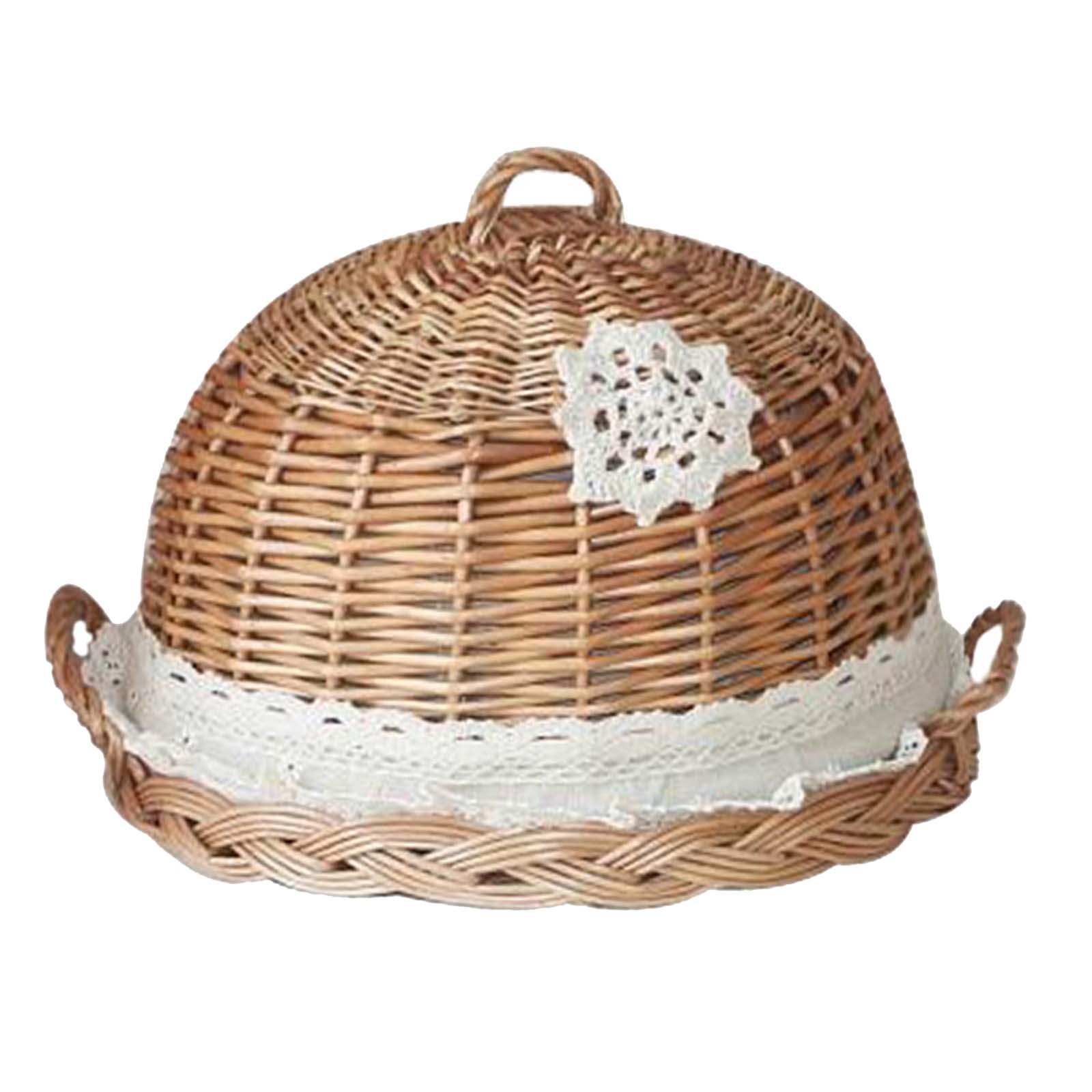 ฝาครอบอาหารและถาดเสิร์ฟหวายสาน - Rattan Tray Handle บทวิจารณ์และราคา