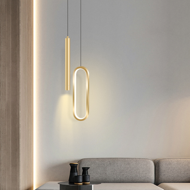นอร์ดิกไฟ LED จี้แขวนโคมไฟภายใ - Interior Design Gold บทวิจารณ์และราคา