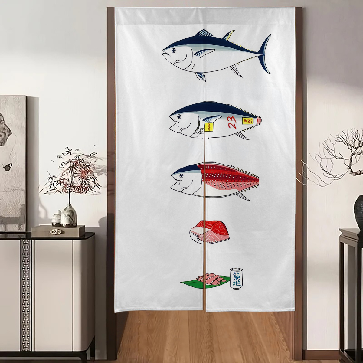 1 ชิ้นม่านประตูญี่ปุ่น,องค์ประ - Interior Design Elements บทวิจารณ์และราคา