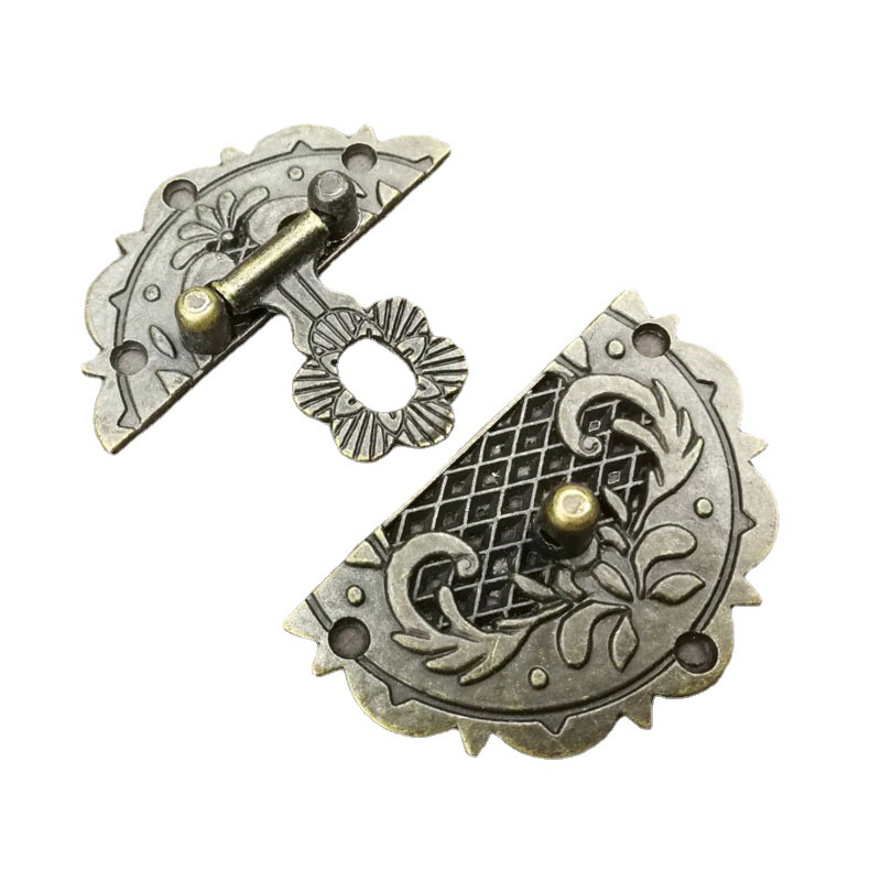 ชุดกลอนล็อคแบบโบราณ 4 ชิ้น/ชุด - Antique Brass Hook บทวิจารณ์และราคา