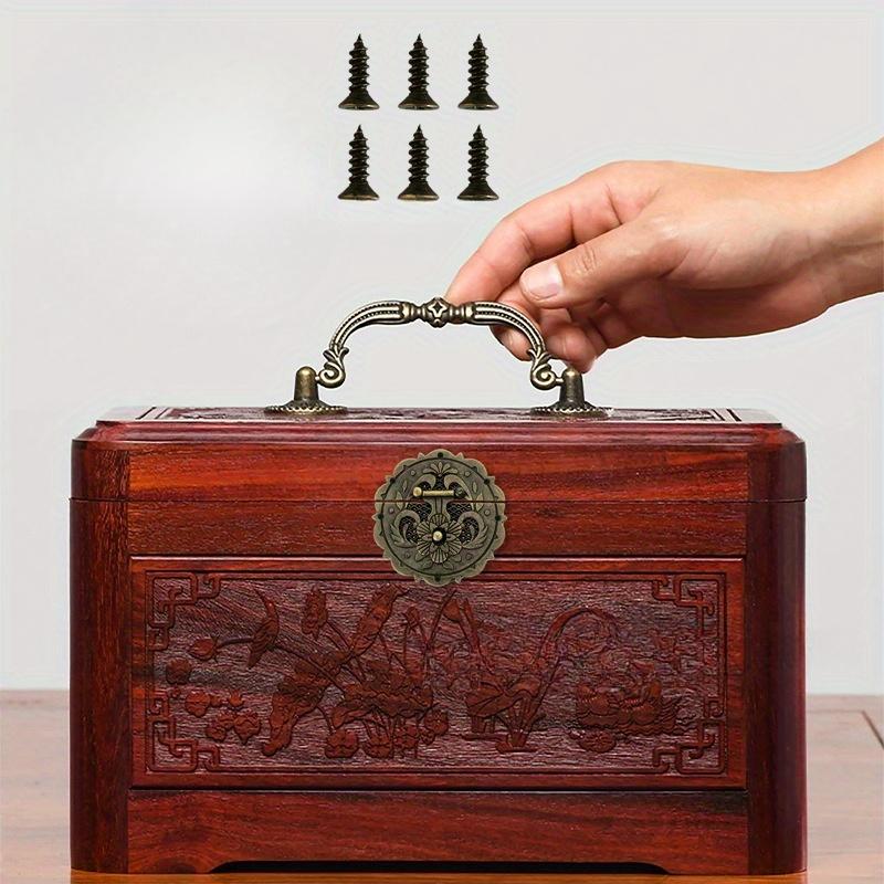 ชุดกลอนล็อคแบบโบราณ 4 ชิ้น/ชุด - Antique Brass Hook บทวิจารณ์และราคา