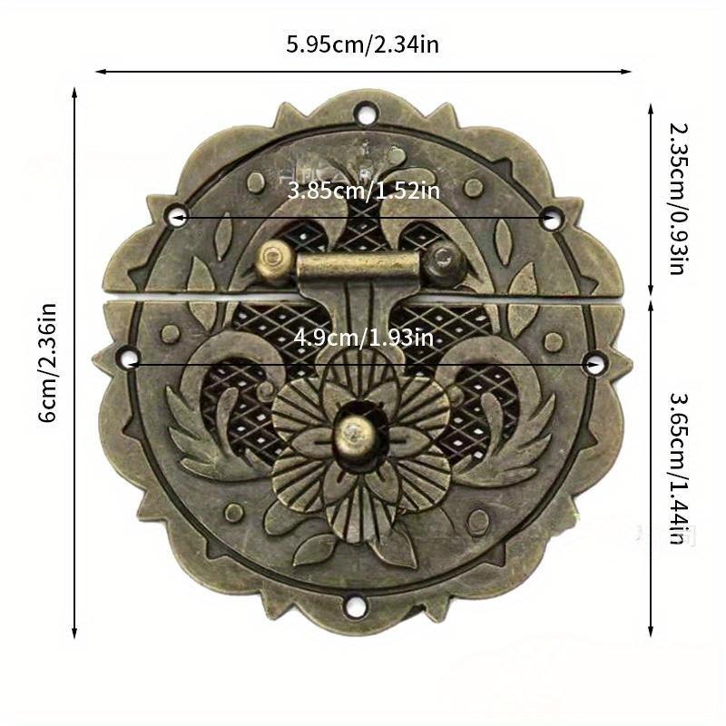 ชุดกลอนล็อคแบบโบราณ 4 ชิ้น/ชุด - Antique Brass Hook บทวิจารณ์และราคา