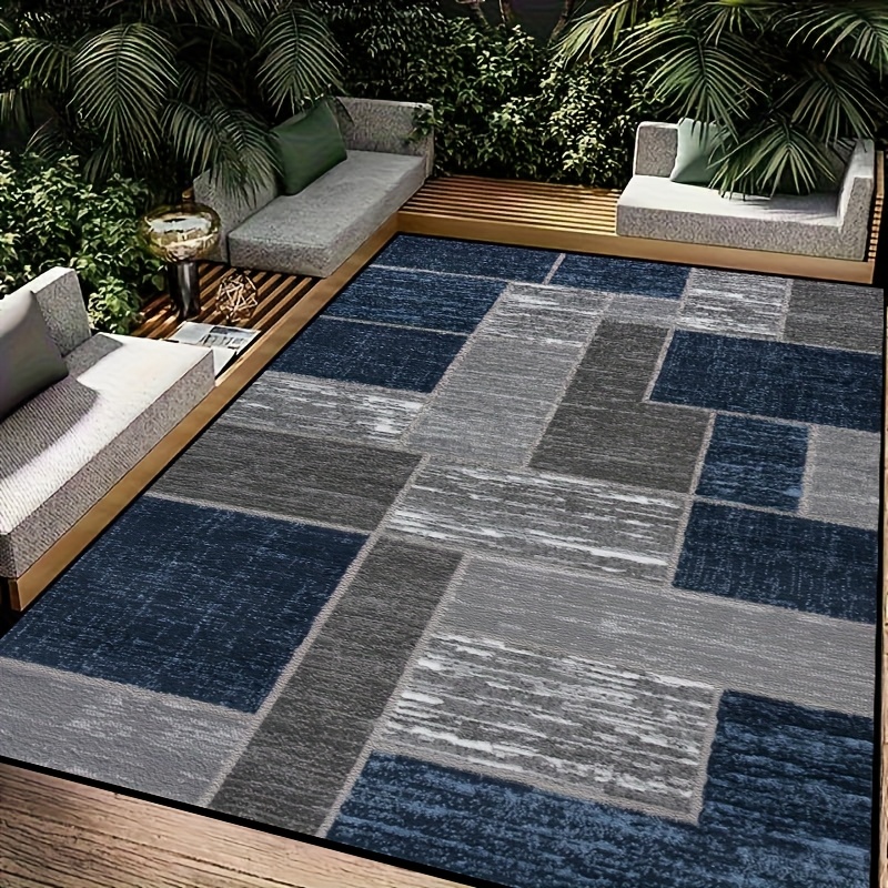 พรมปูพื้นลายตารางสีสันร่วมสมัย - Interior Design Deck บทวิจารณ์และราคา