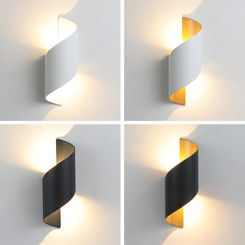 โคมไฟติดผนัง LED ดีไซน์เกลียว  - Interior Design Elements บทวิจารณ์และราคา