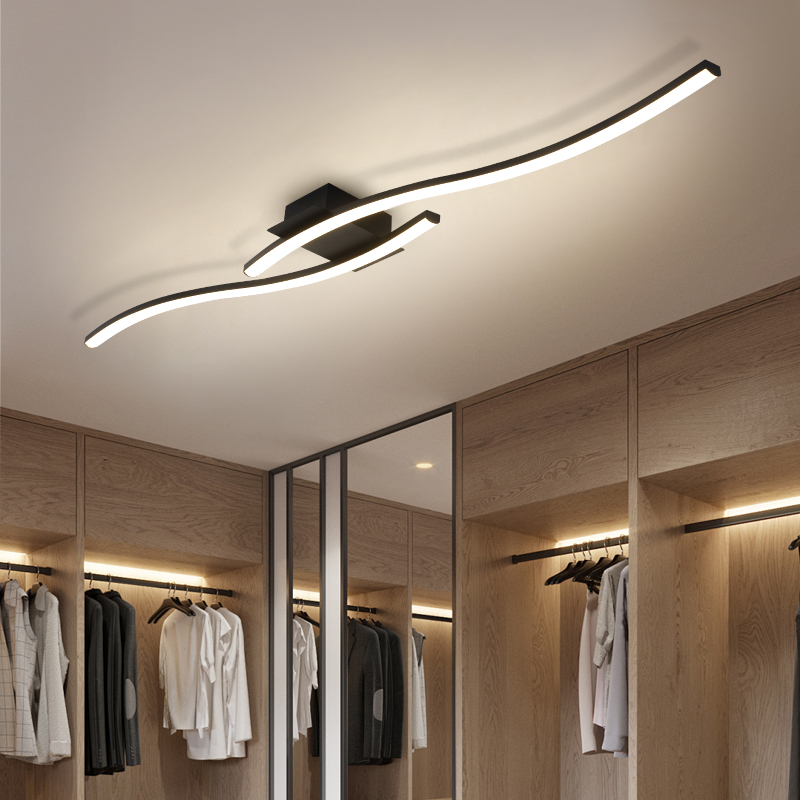 โมเดิร์น Minimalist สีดําโคมไฟ - Interior Design Elements บทวิจารณ์และราคา