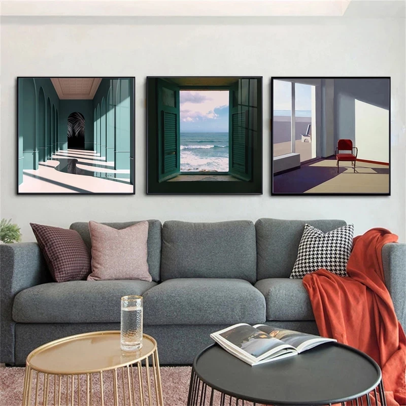 Nordic หน้าต่างภายนอกภูมิทัศน์ - Interior Designer บทวิจารณ์และราคา