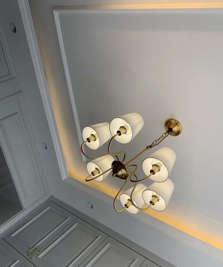 ทองแดงโคมระย้าสําหรับห้องนั่งเ - Interior Design Gold บทวิจารณ์และราคา