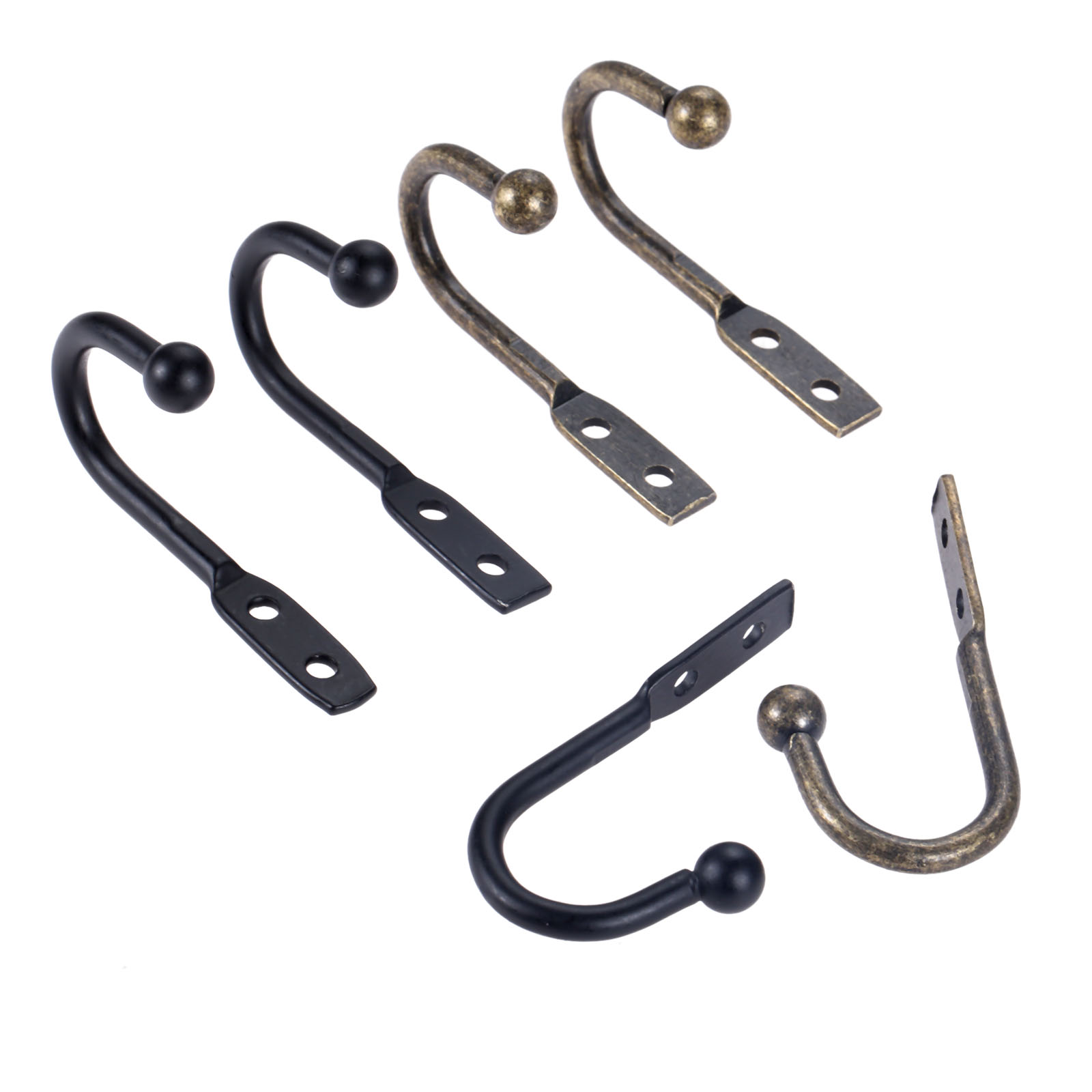 50*23มม.Vintage Bronze Wall ปร - Antique Brass Hook บทวิจารณ์และราคา