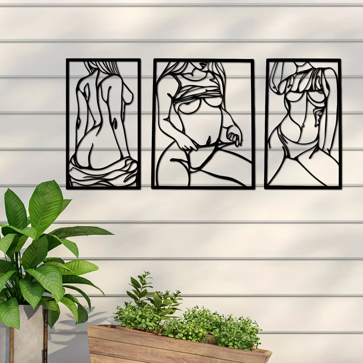 งานศิลปะติดผนังโลหะ 1 ชิ้น, รู - Interior Design Modern บทวิจารณ์และราคา
