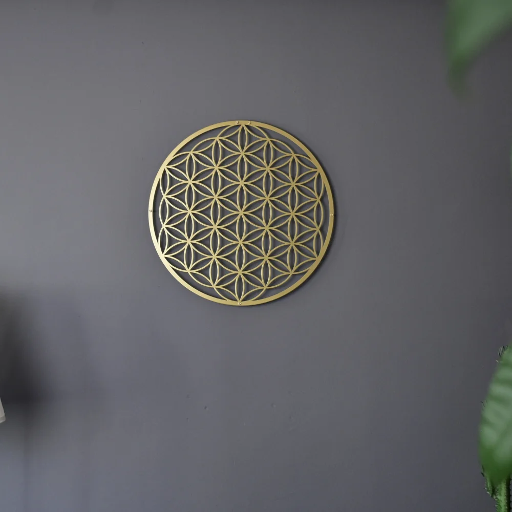 ศิลปะบนผนังโลหะ Flower of Life - Interior Design Modern บทวิจารณ์และราคา