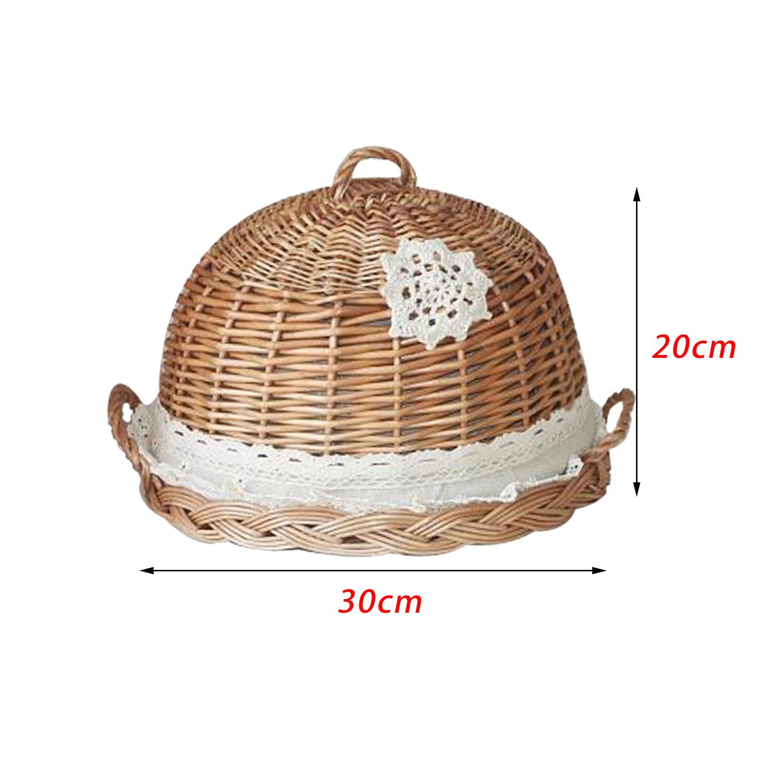 ฝาครอบโดมใส่อาหารและถาดเสิร์ฟห - Rattan Tray Handle บทวิจารณ์และราคา
