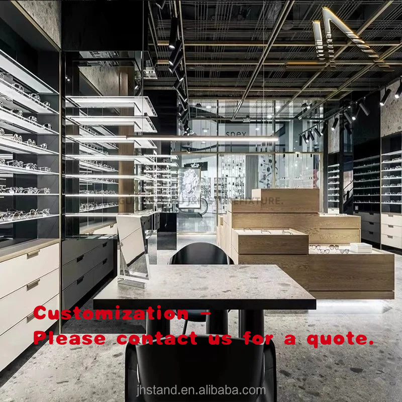 โต๊ะโชว์แว่นตาสำหรับร้านแว่นตา - Interior Designer บทวิจารณ์และราคา