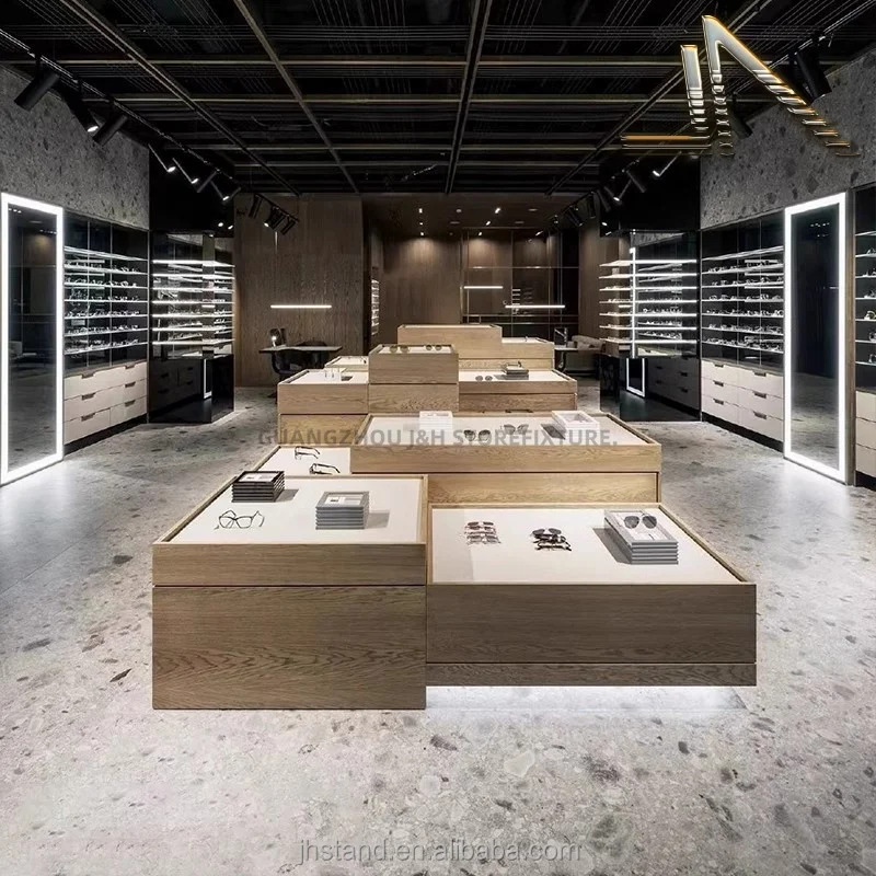โต๊ะโชว์แว่นตาสำหรับร้านแว่นตา - Interior Designer บทวิจารณ์และราคา
