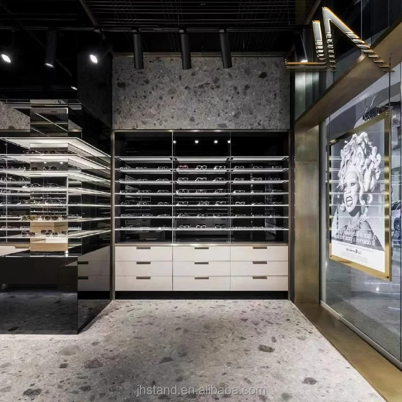 โต๊ะโชว์แว่นตาสำหรับร้านแว่นตา - Interior Designer บทวิจารณ์และราคา