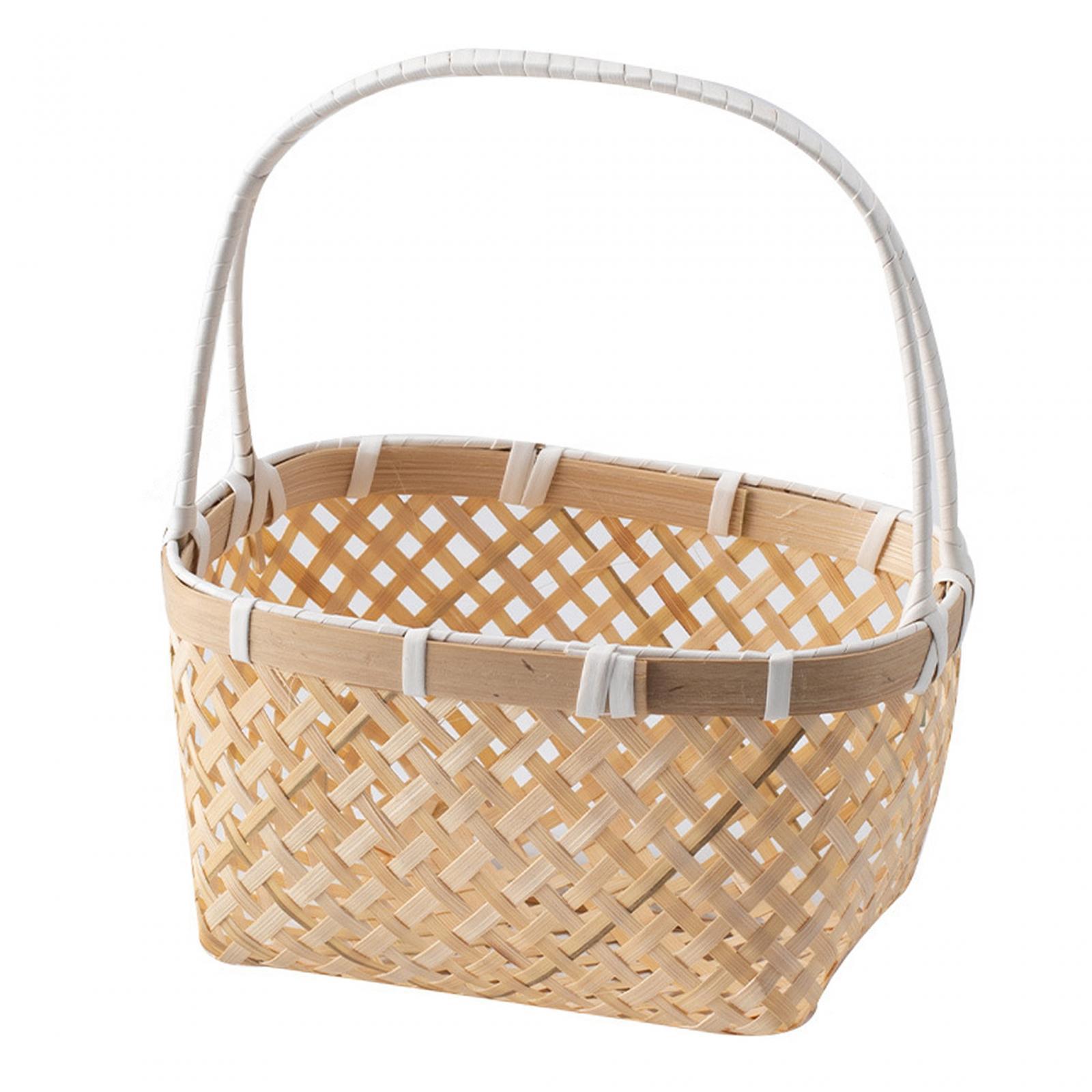 ตะกร้าสานอเนกประสงค์พร้อมหูหิ้ - Rattan Tray Handle บทวิจารณ์และราคา