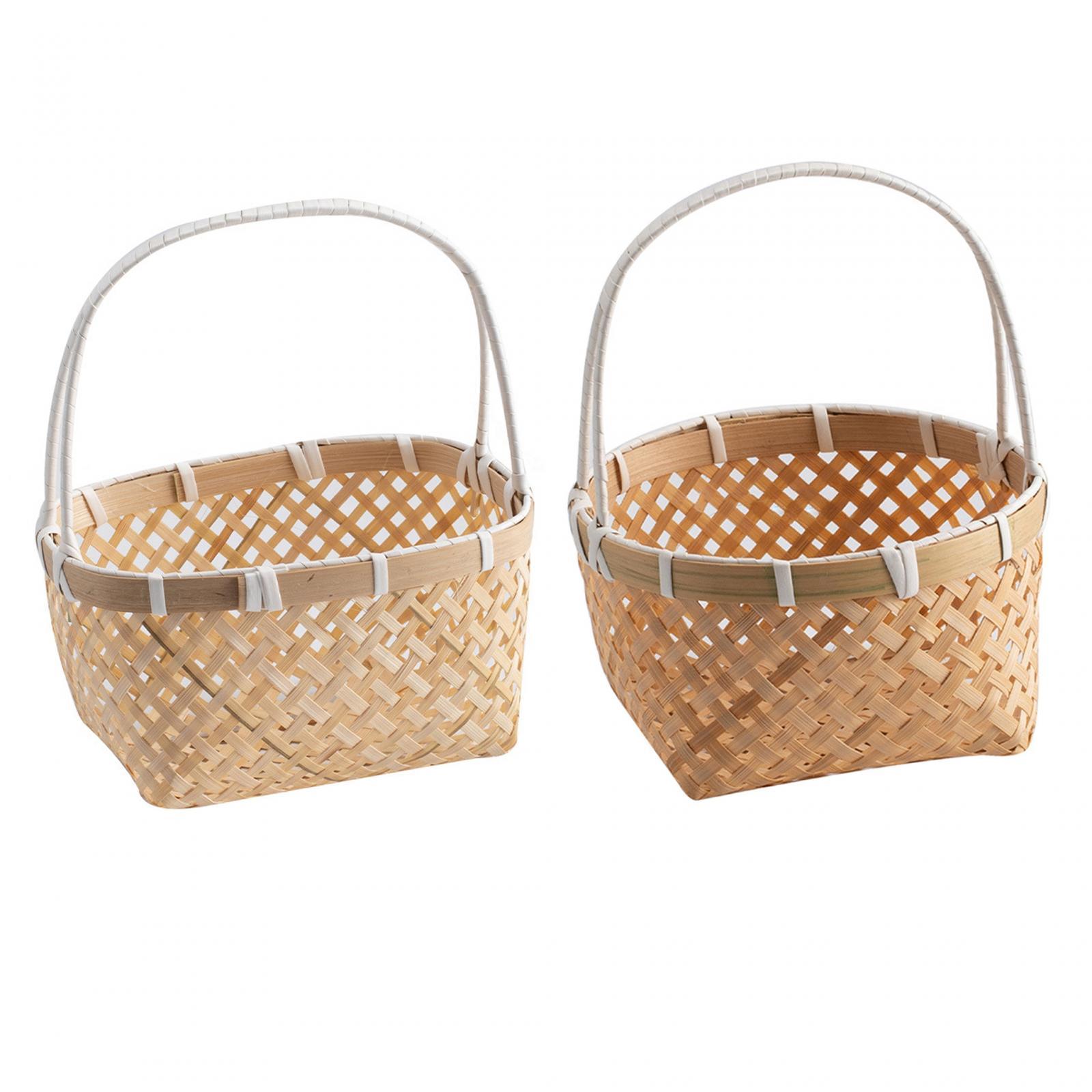 ตะกร้าสานอเนกประสงค์พร้อมหูหิ้ - Rattan Tray Handle บทวิจารณ์และราคา
