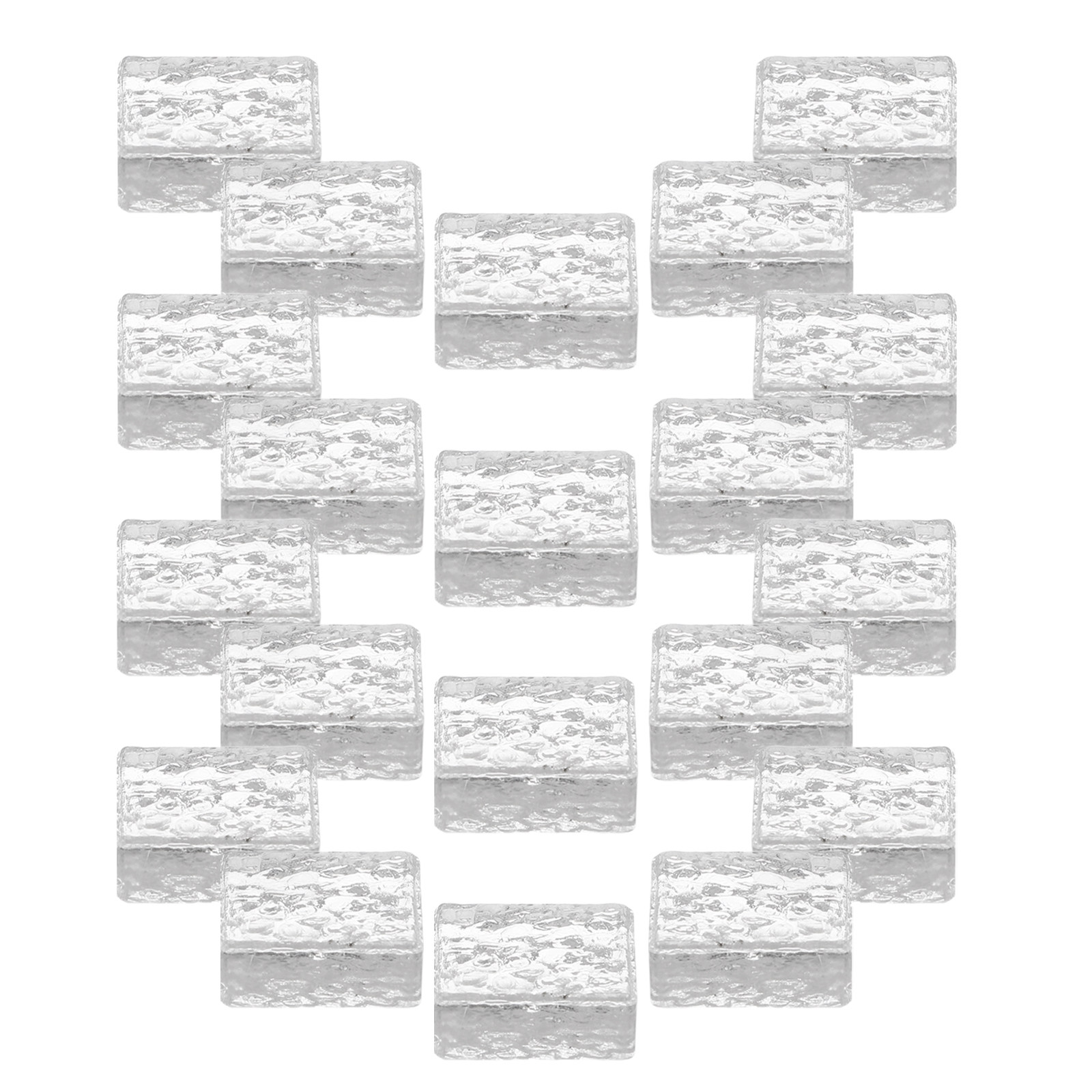 20 ชิ้น บล็อกแก้วคริสตัลขนาดเล - Interior Design Elements บทวิจารณ์และราคา