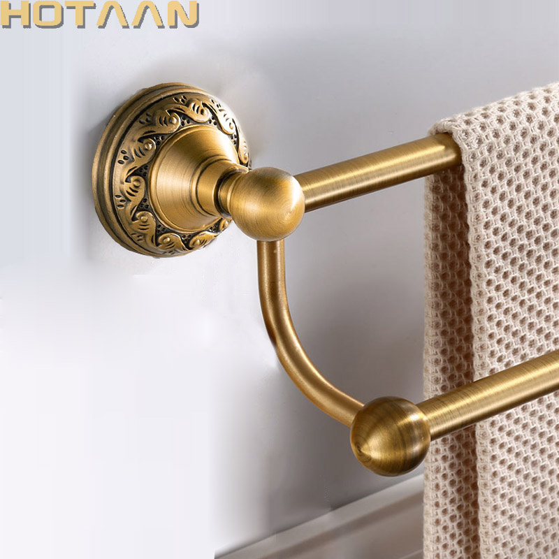 ทองเหลืองโบราณผ้าเช็ดตัวผู้ถือ - Antique Brass Hook บทวิจารณ์และราคา