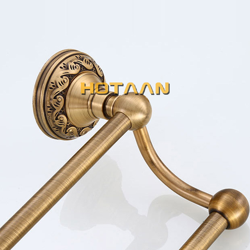 ทองเหลืองโบราณผ้าเช็ดตัวผู้ถือ - Antique Brass Hook บทวิจารณ์และราคา