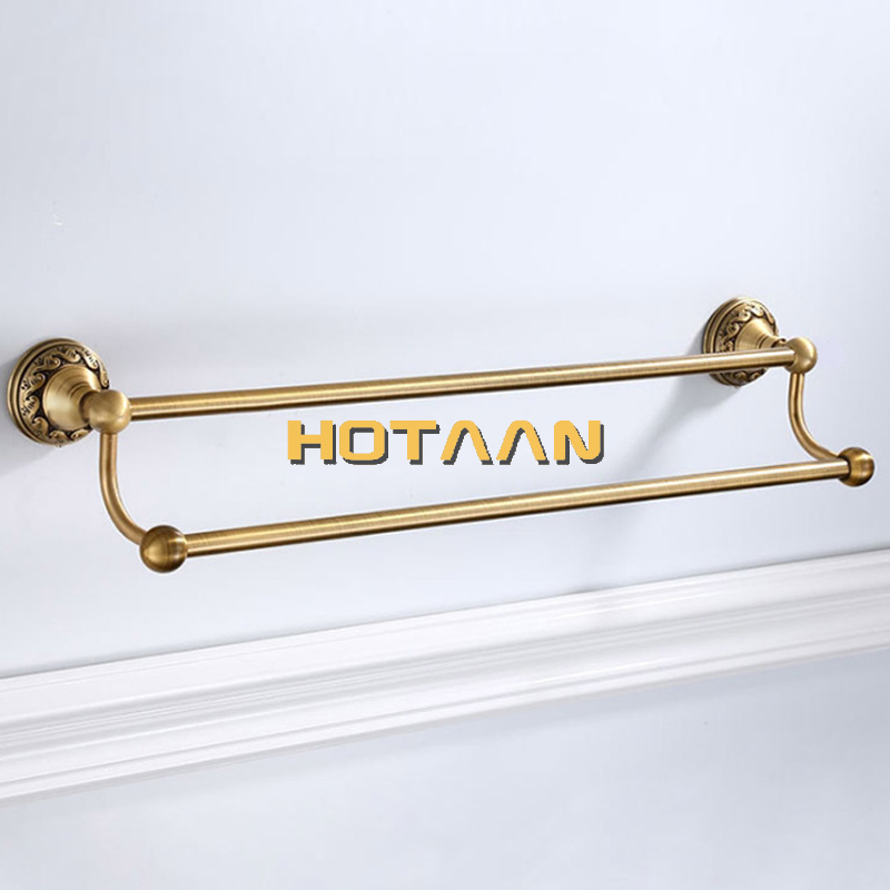 ทองเหลืองโบราณผ้าเช็ดตัวผู้ถือ - Antique Brass Hook บทวิจารณ์และราคา